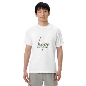 Unisex garment-dyed heavyweight t-shirt