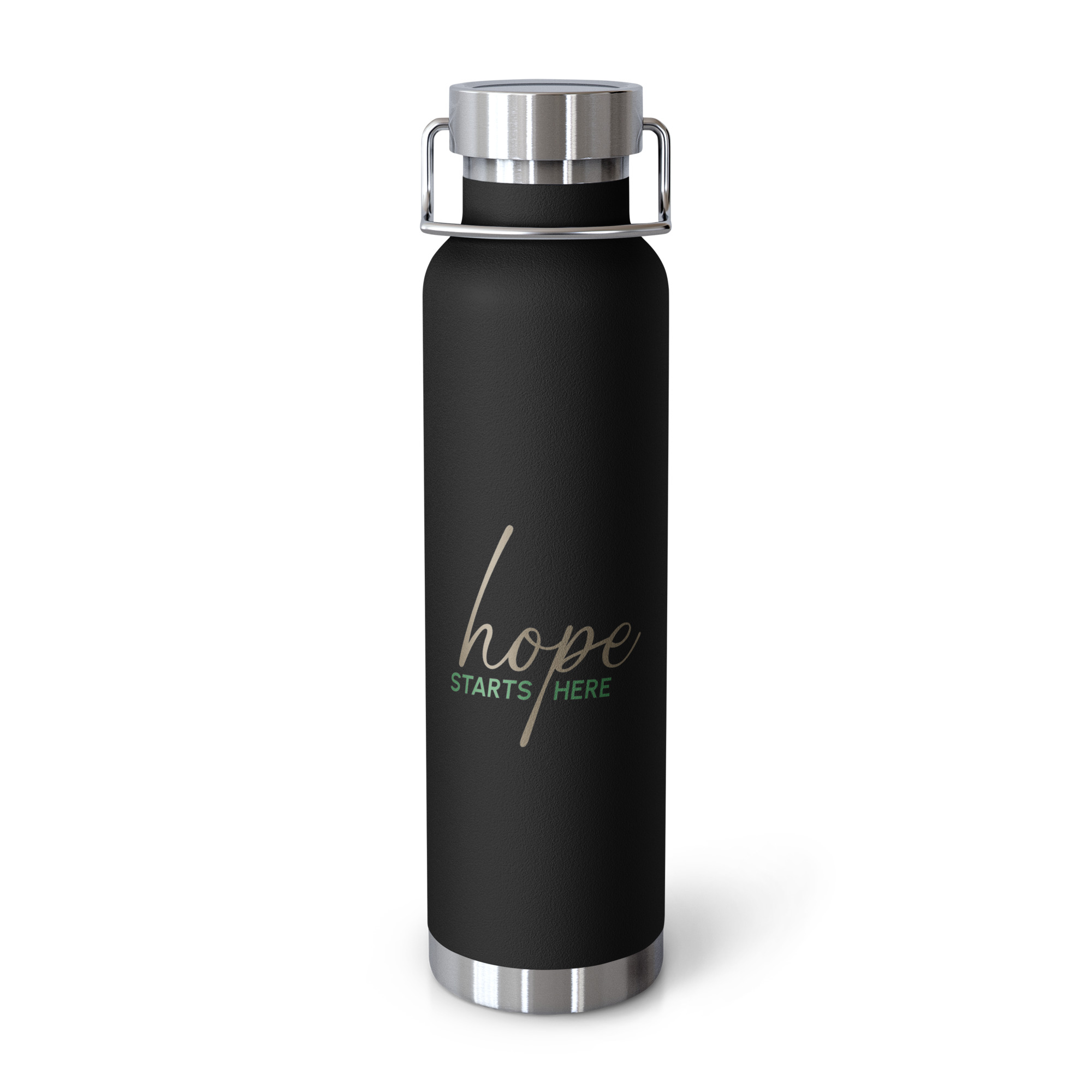 Copper Vacuum Insulated Bottle - Hope starts here - Image 2