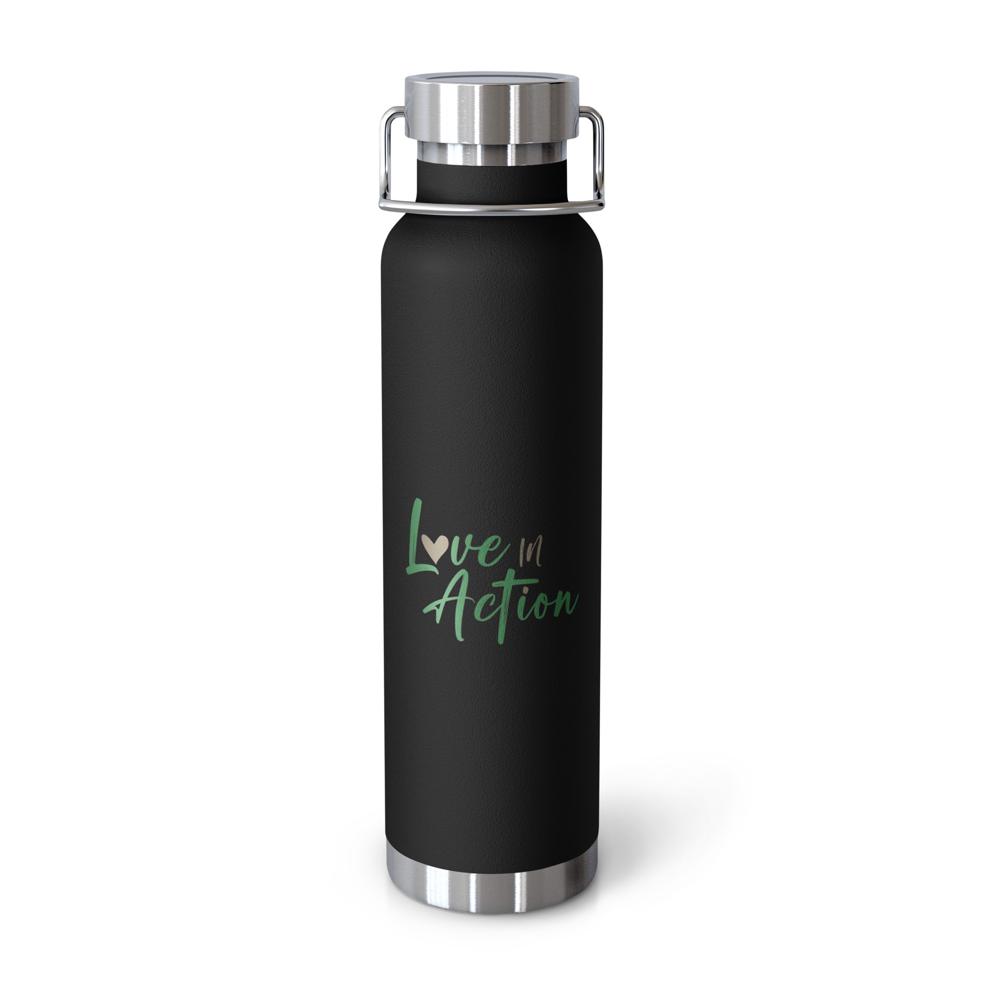 Copper Vacuum Insulated Bottle - Love in action - Image 2