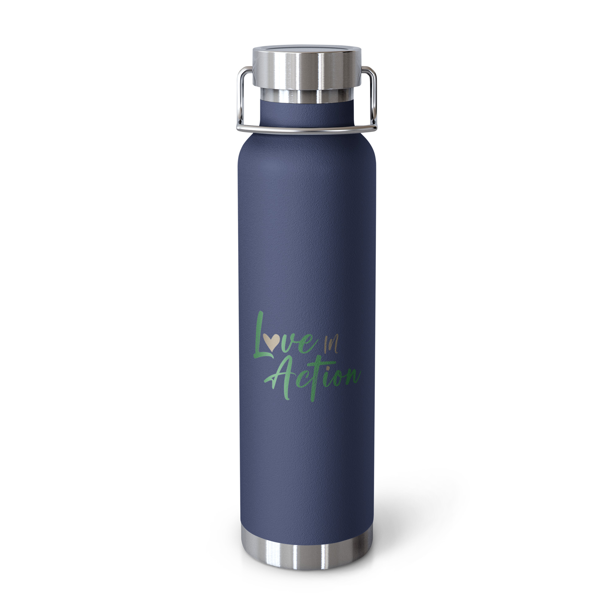 Copper Vacuum Insulated Bottle - Love in action - Image 3