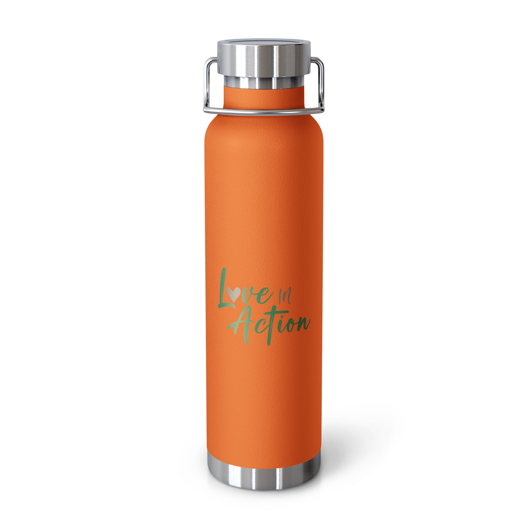 Copper Vacuum Insulated Bottle - Love in action - Image 4
