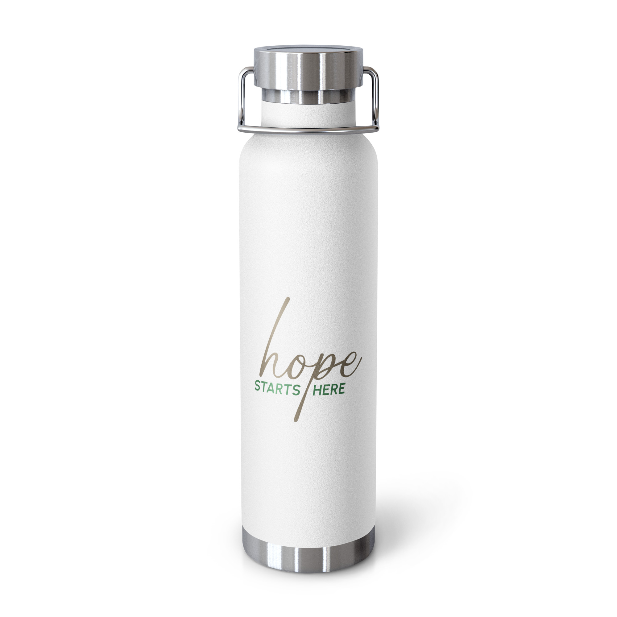 Copper Vacuum Insulated Bottle - Hope starts here - Image 5