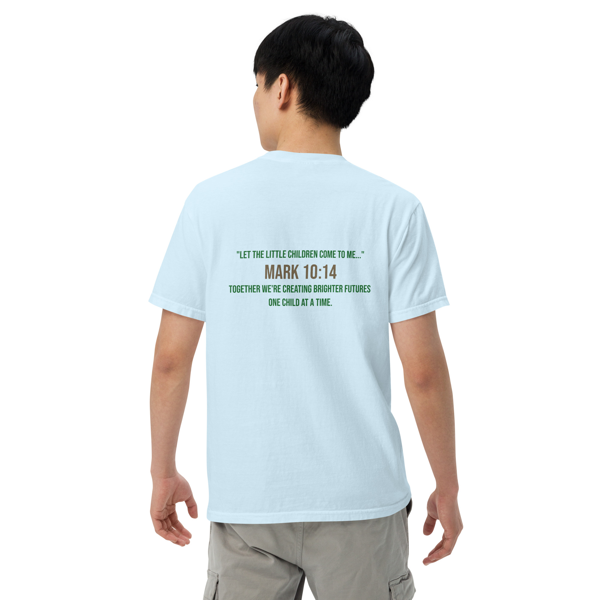 Unisex garment-dyed heavyweight t-shirt – Hope starts here - Image 2