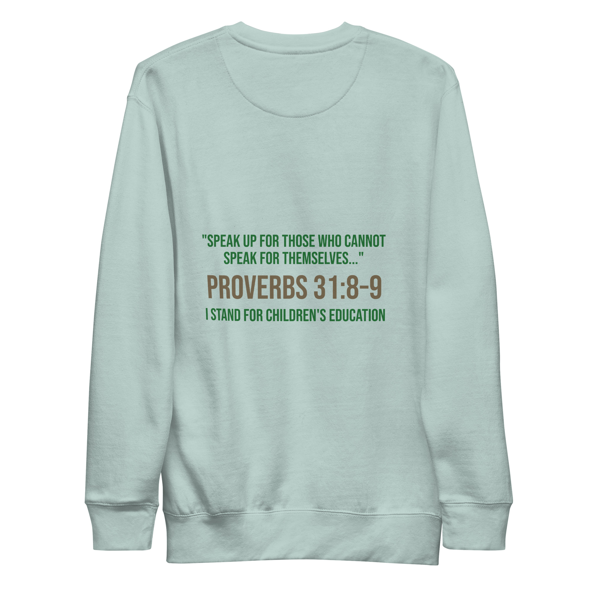 Unisex Premium Sweatshirt - Be a voice a child can trust - Image 10