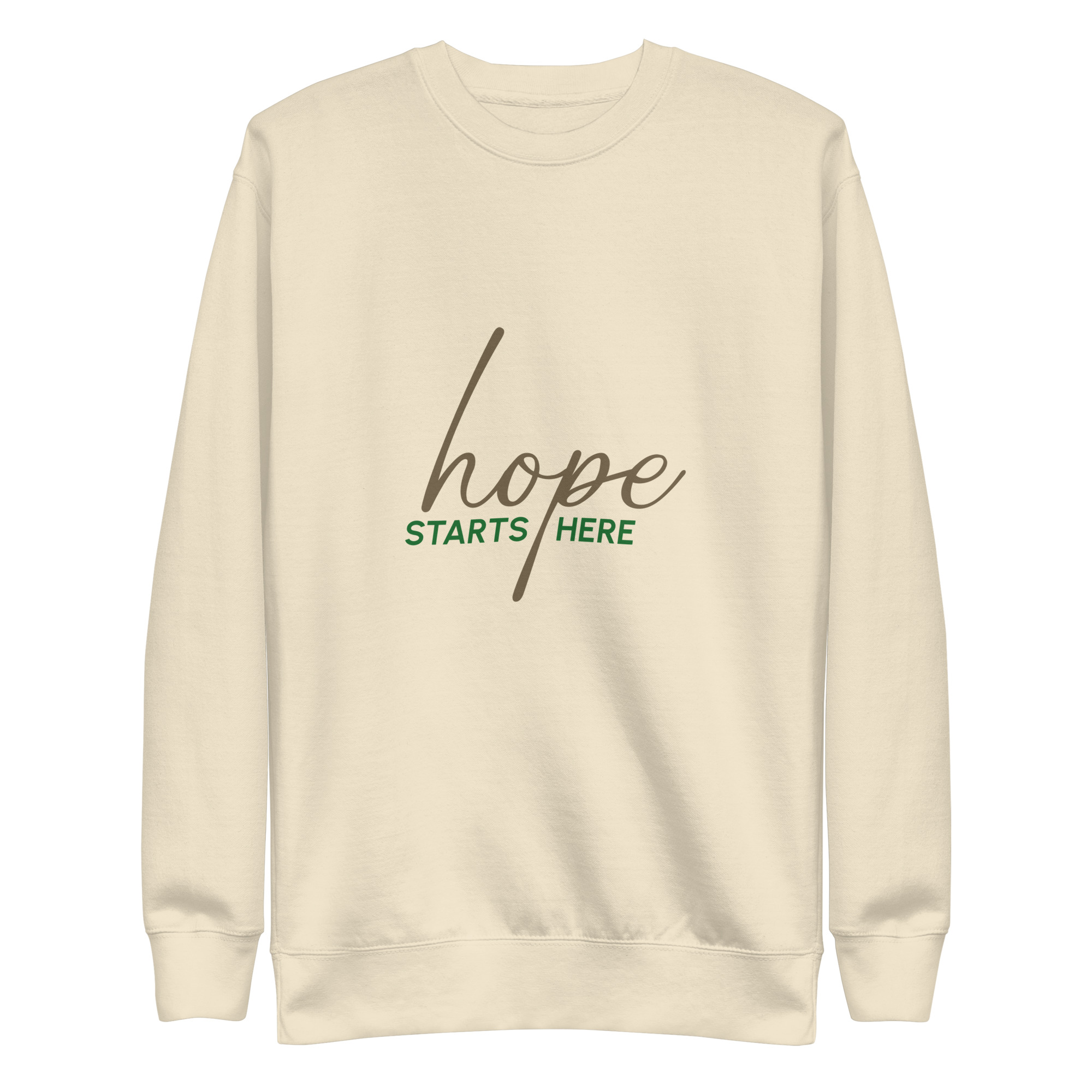 Unisex Premium Sweatshirt - Hope starts here - Image 9