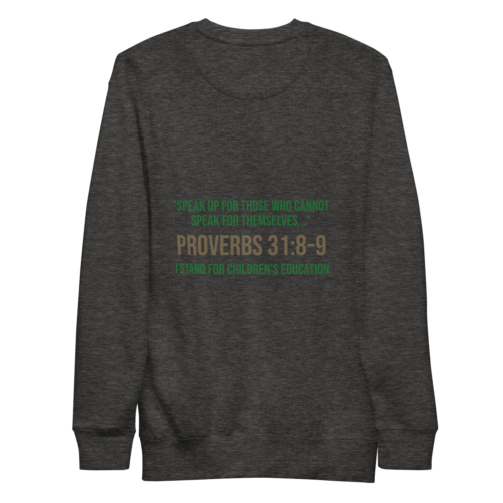 Unisex Premium Sweatshirt - Be a voice a child can trust - Image 8
