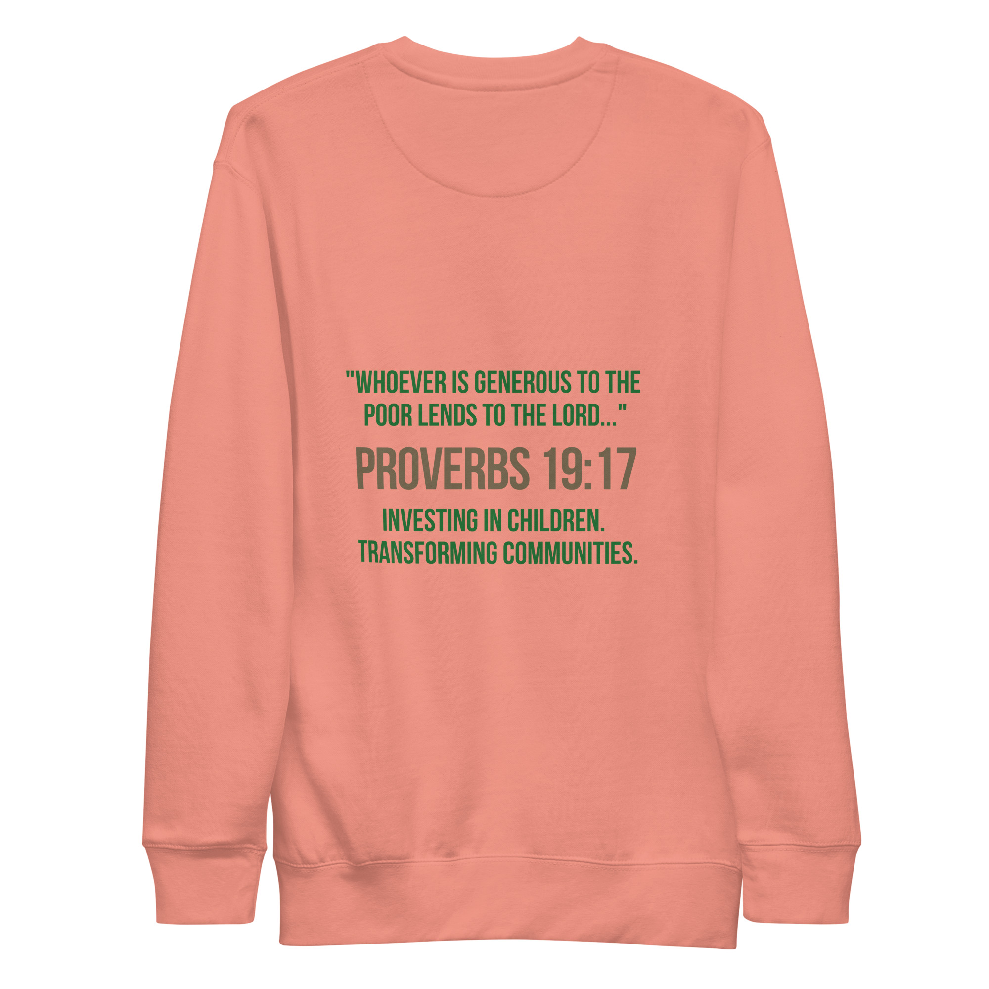 Unisex Premium Sweatshirt - Faith that gives back - Image 8