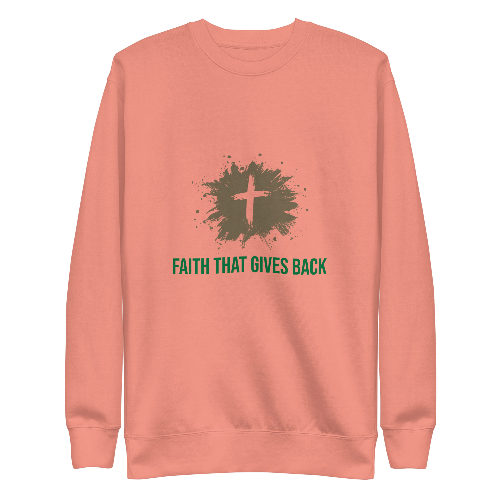 Unisex Premium Sweatshirt - Faith that gives back - Image 7