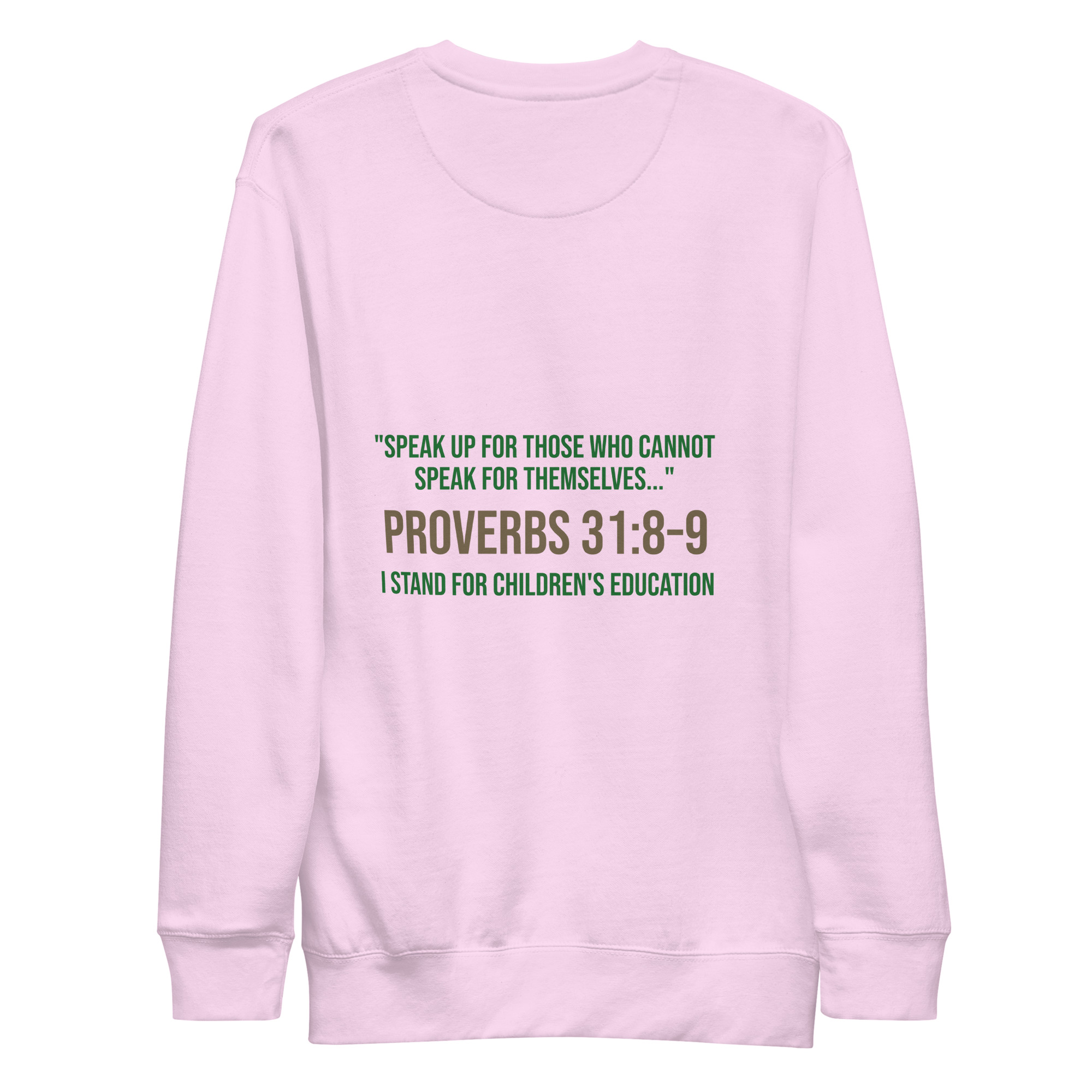 Unisex Premium Sweatshirt - Be a voice a child can trust - Image 12
