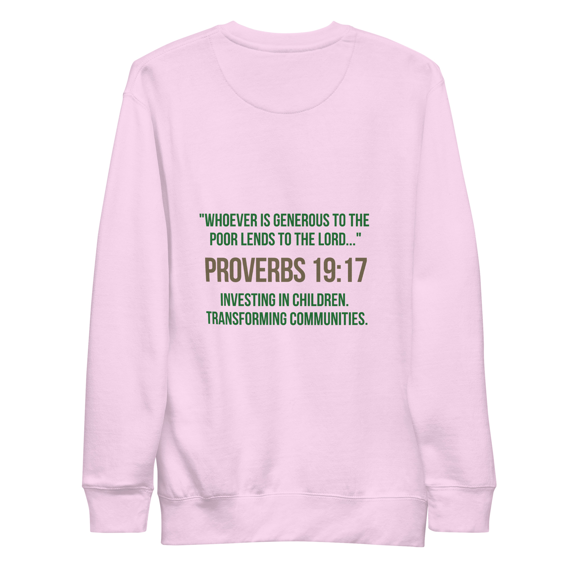 Unisex Premium Sweatshirt - Faith that gives back - Image 10