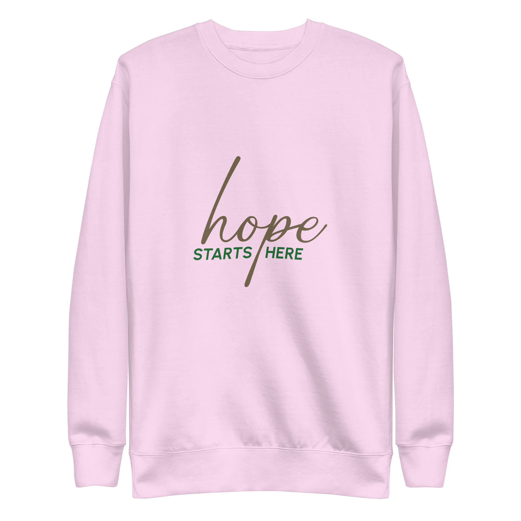 Unisex Premium Sweatshirt - Hope starts here - Image 7