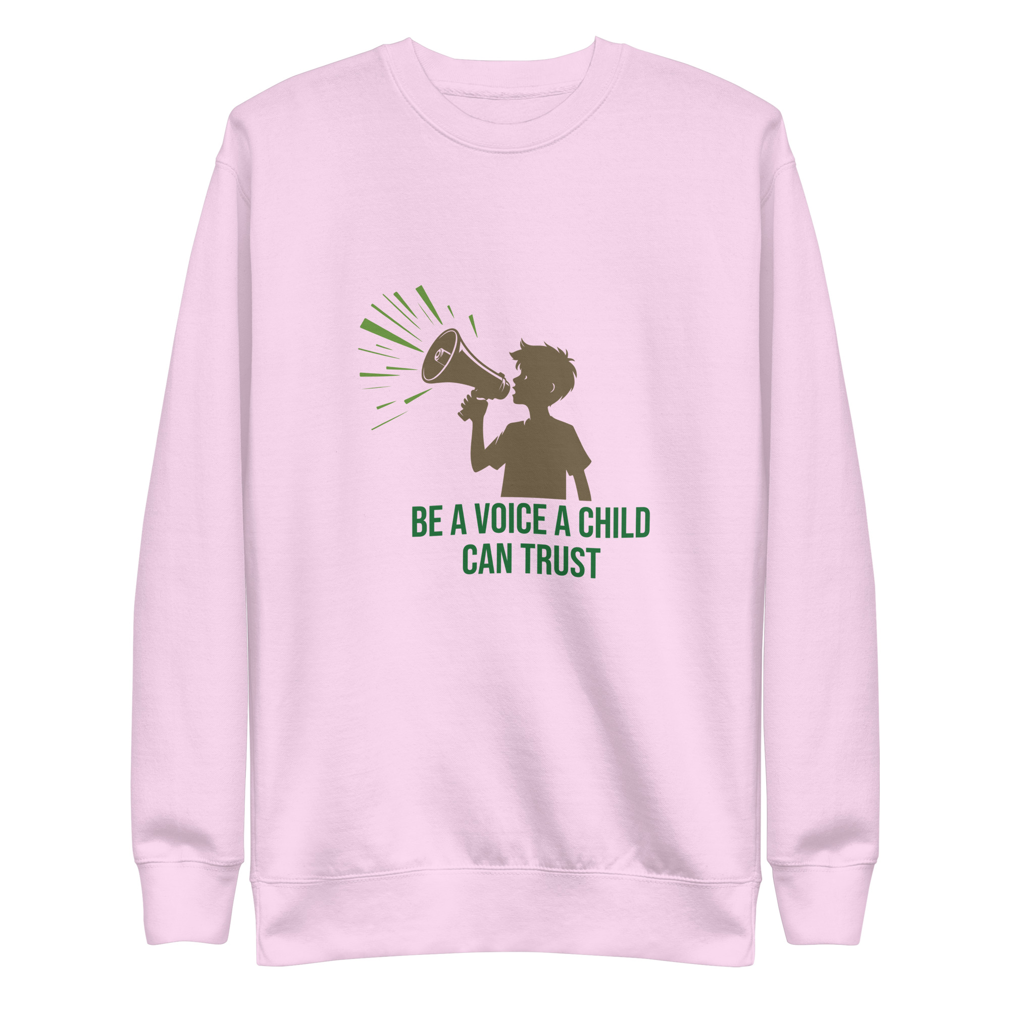 Unisex Premium Sweatshirt - Be a voice a child can trust - Image 11
