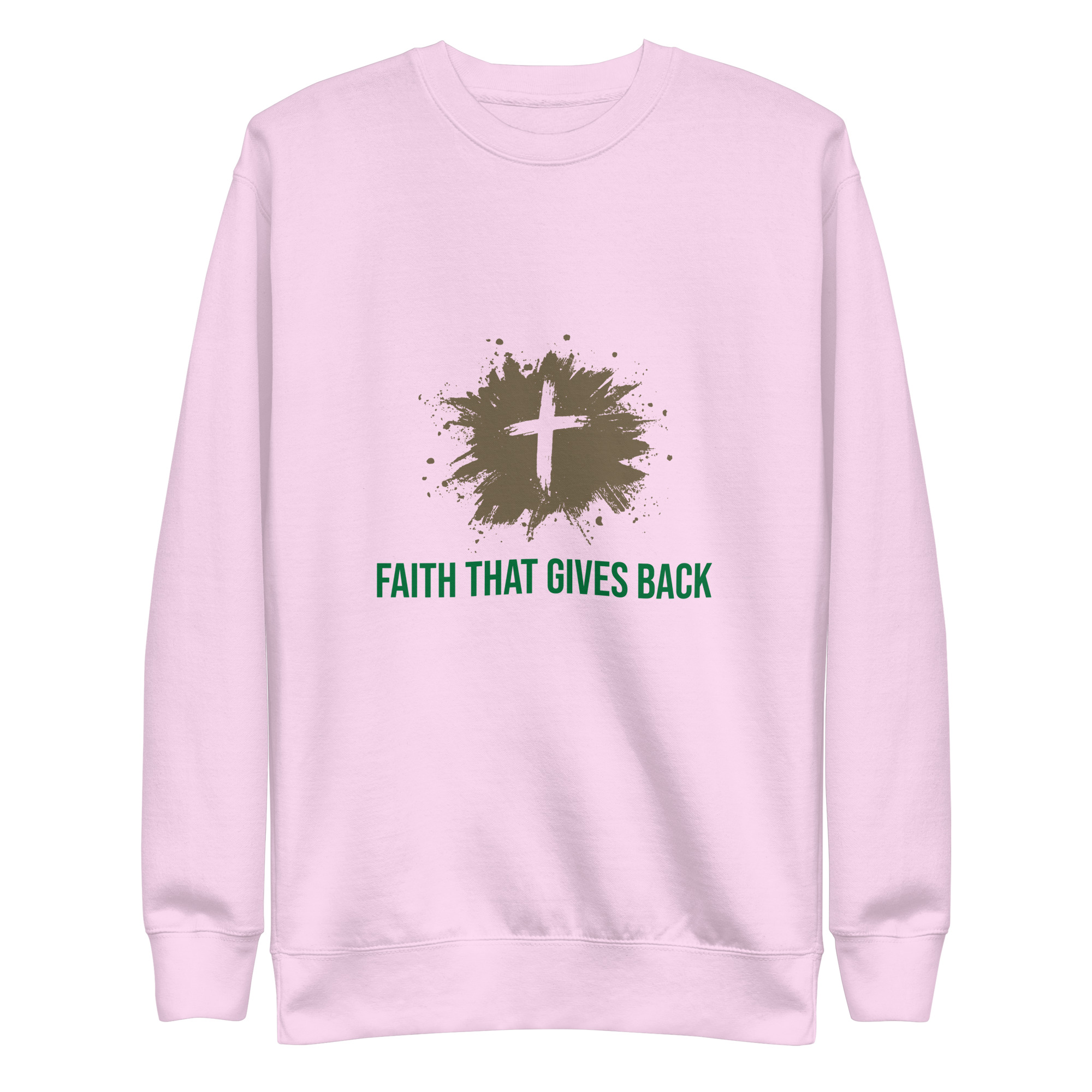 Unisex Premium Sweatshirt - Faith that gives back - Image 9