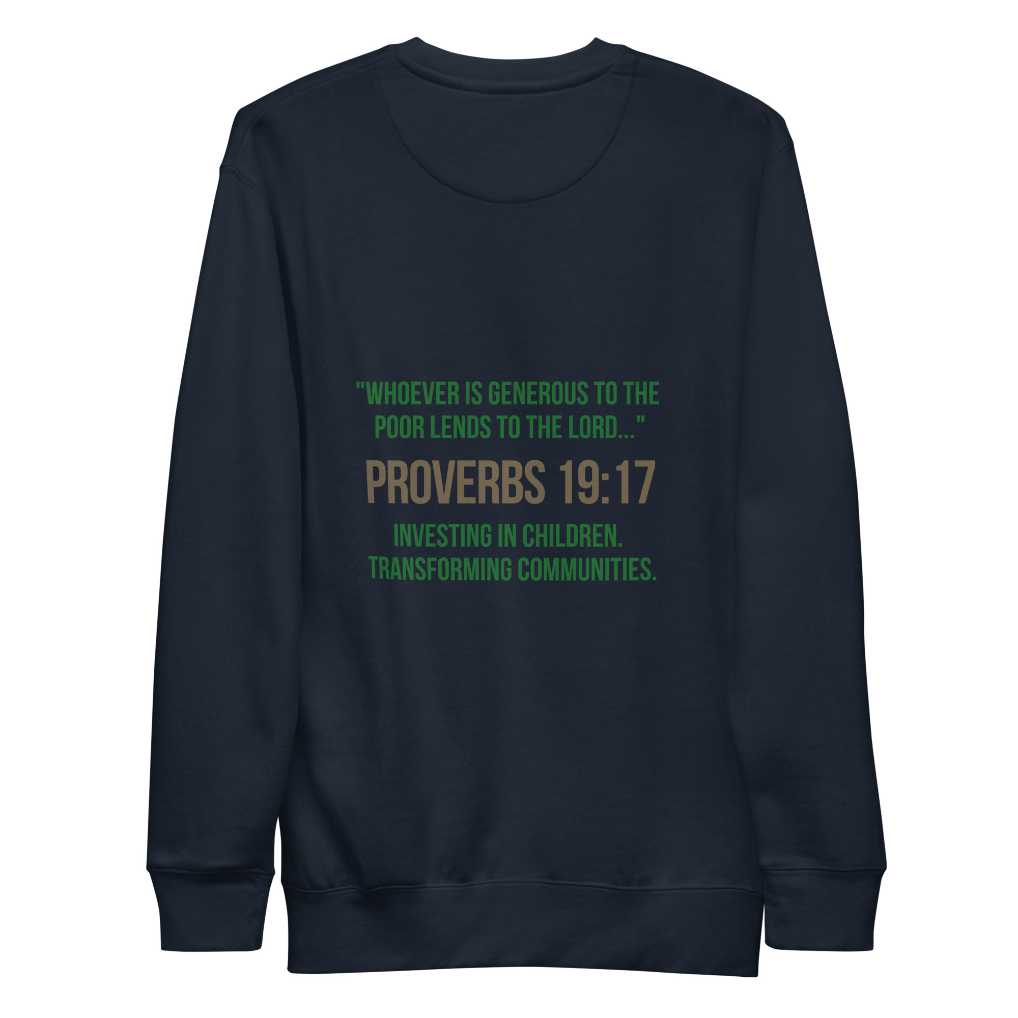 Unisex Premium Sweatshirt - Faith that gives back - Image 6