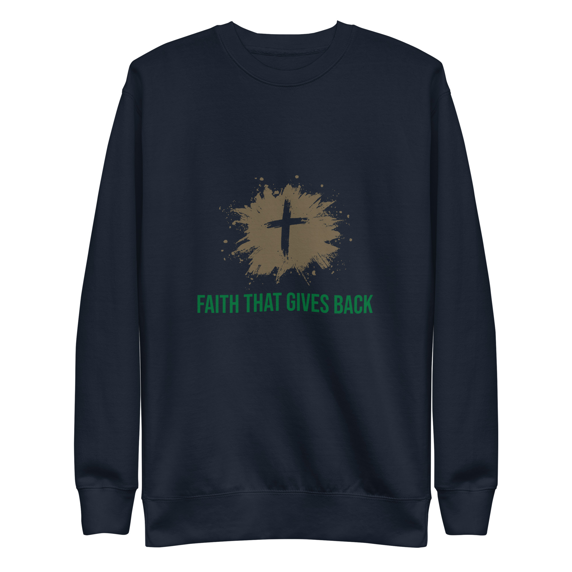 Unisex Premium Sweatshirt - Faith that gives back - Image 5