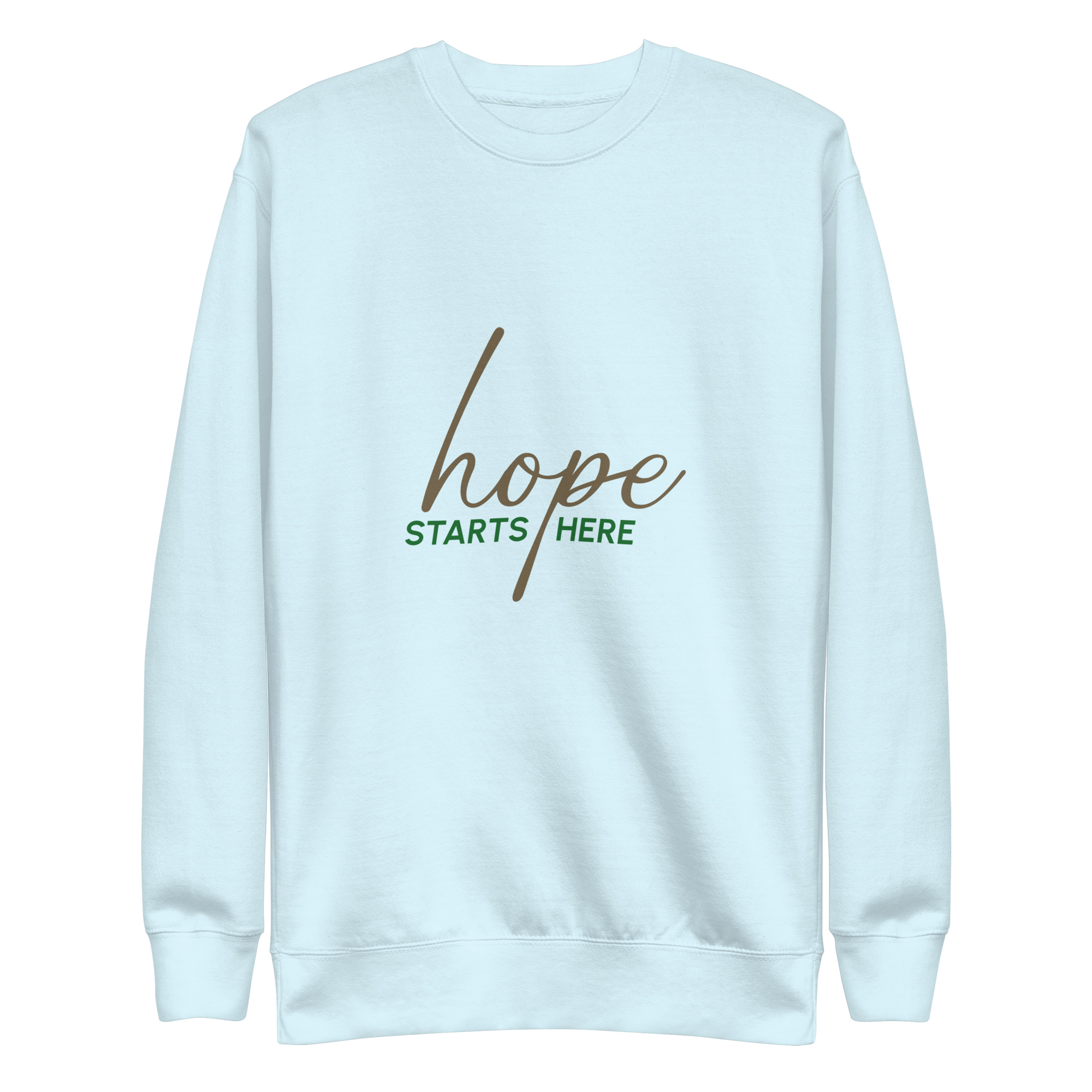 Unisex Premium Sweatshirt - Hope starts here - Image 11