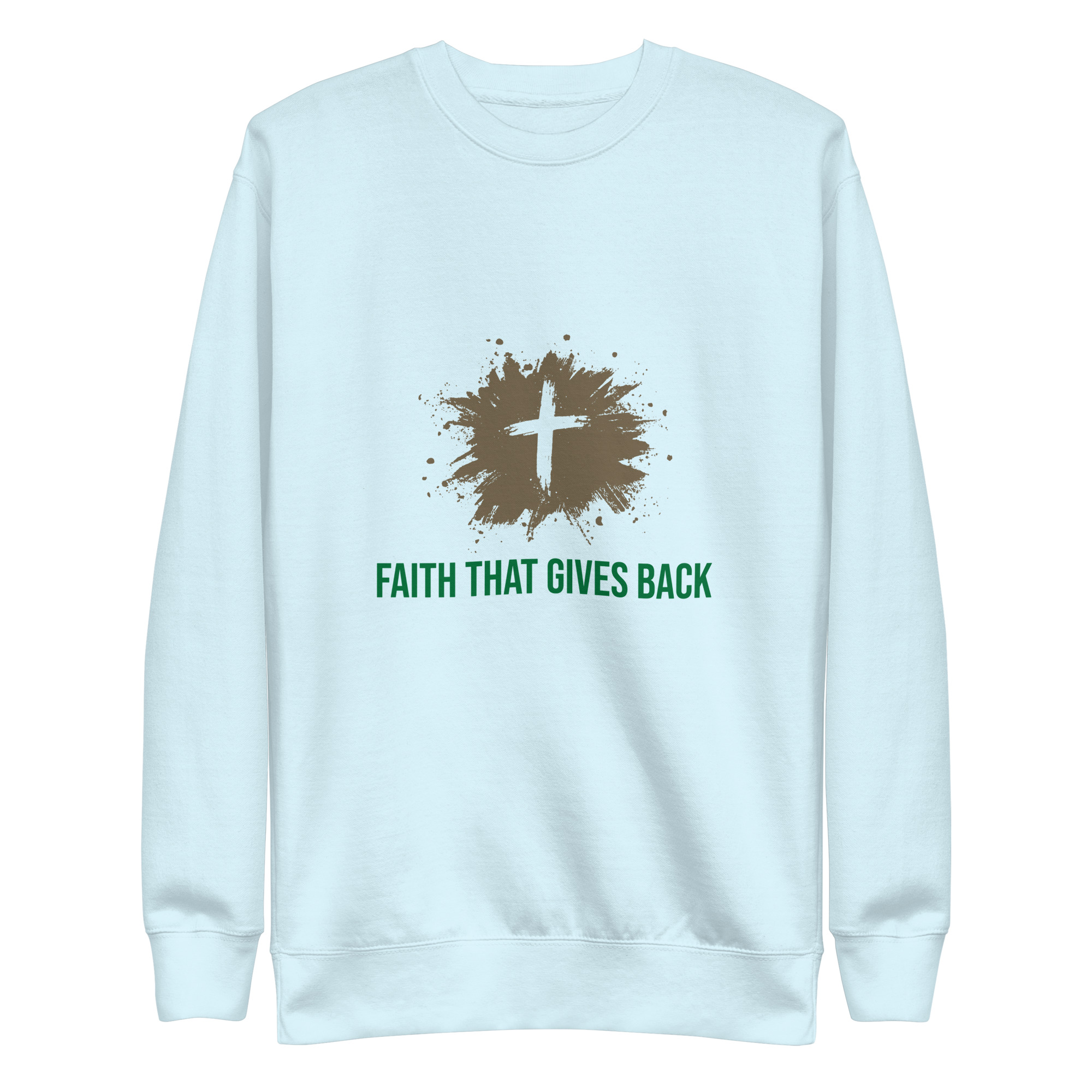 Unisex Premium Sweatshirt - Faith that gives back
