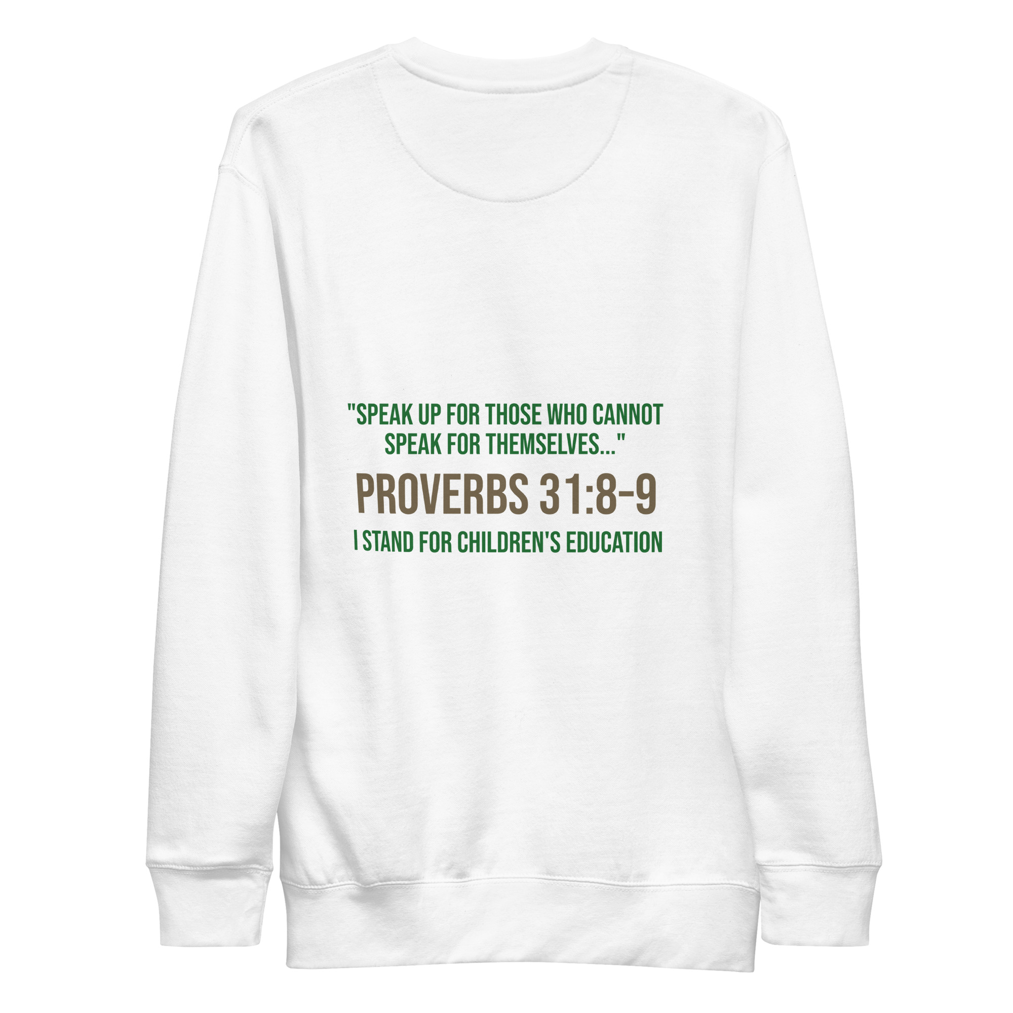 Unisex Premium Sweatshirt - Be a voice a child can trust - Image 14