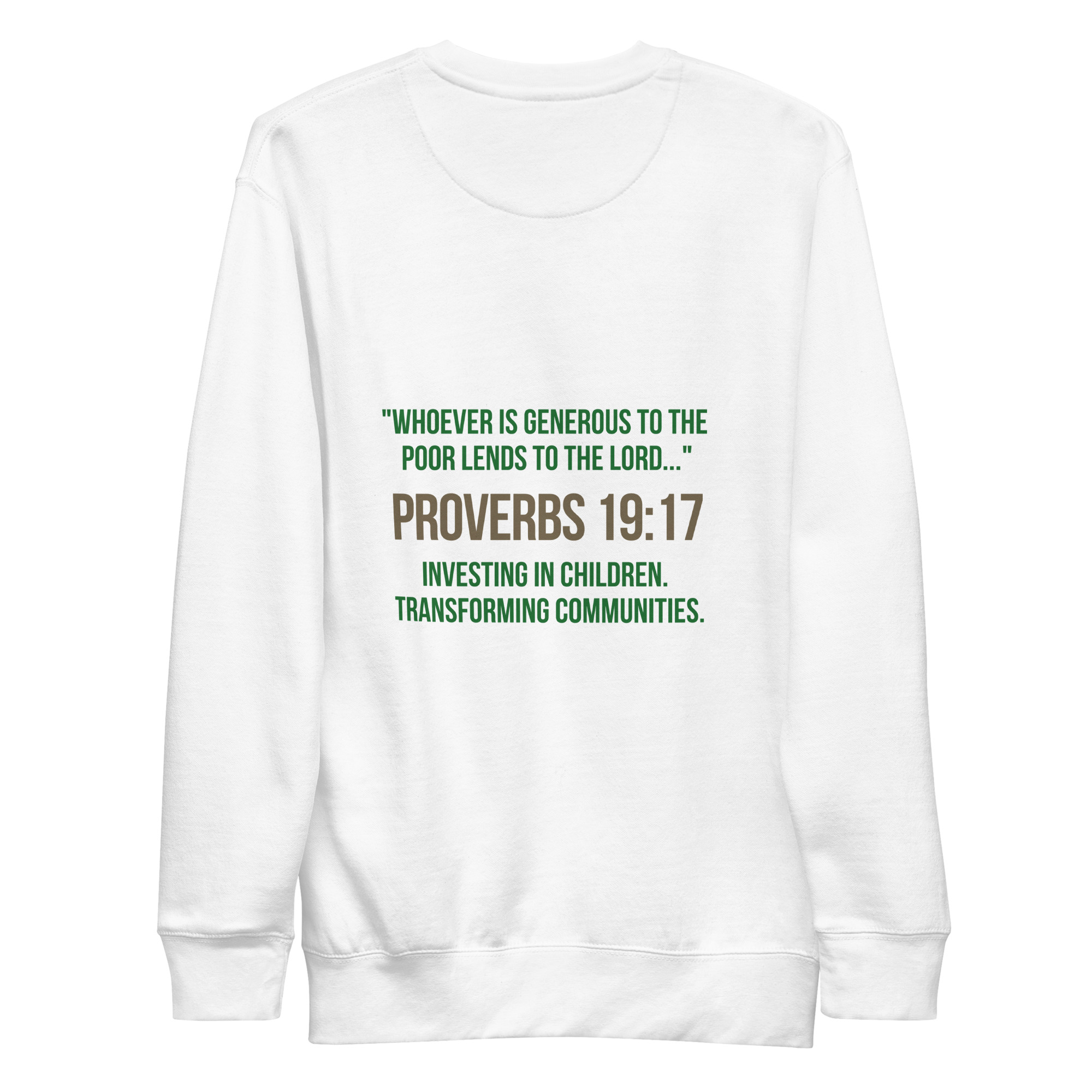 Unisex Premium Sweatshirt - Faith that gives back - Image 14