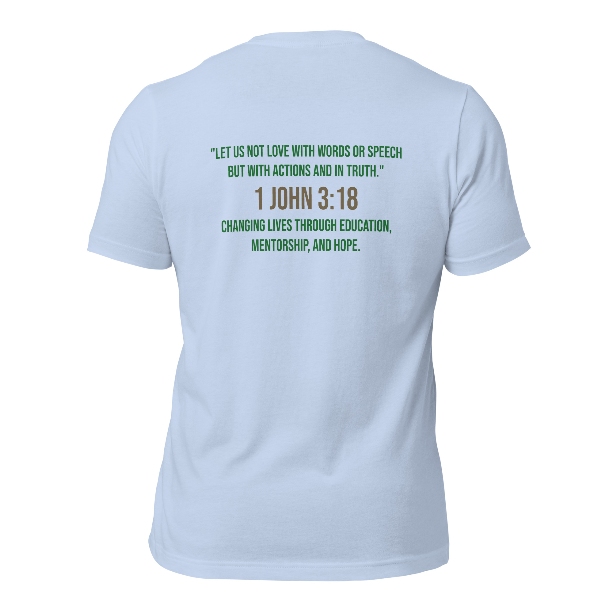 Unisex t-shirt - Love in action - Image 8