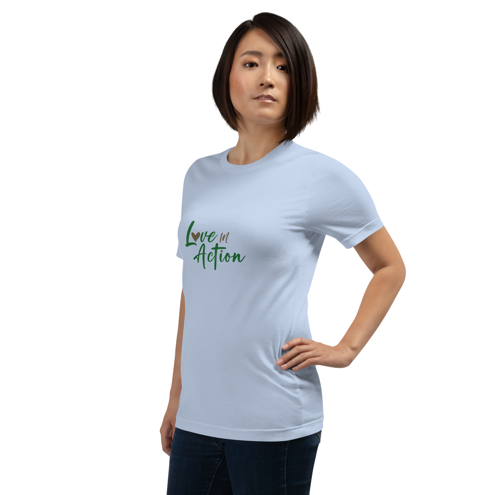 Unisex t-shirt - Love in action - Image 6