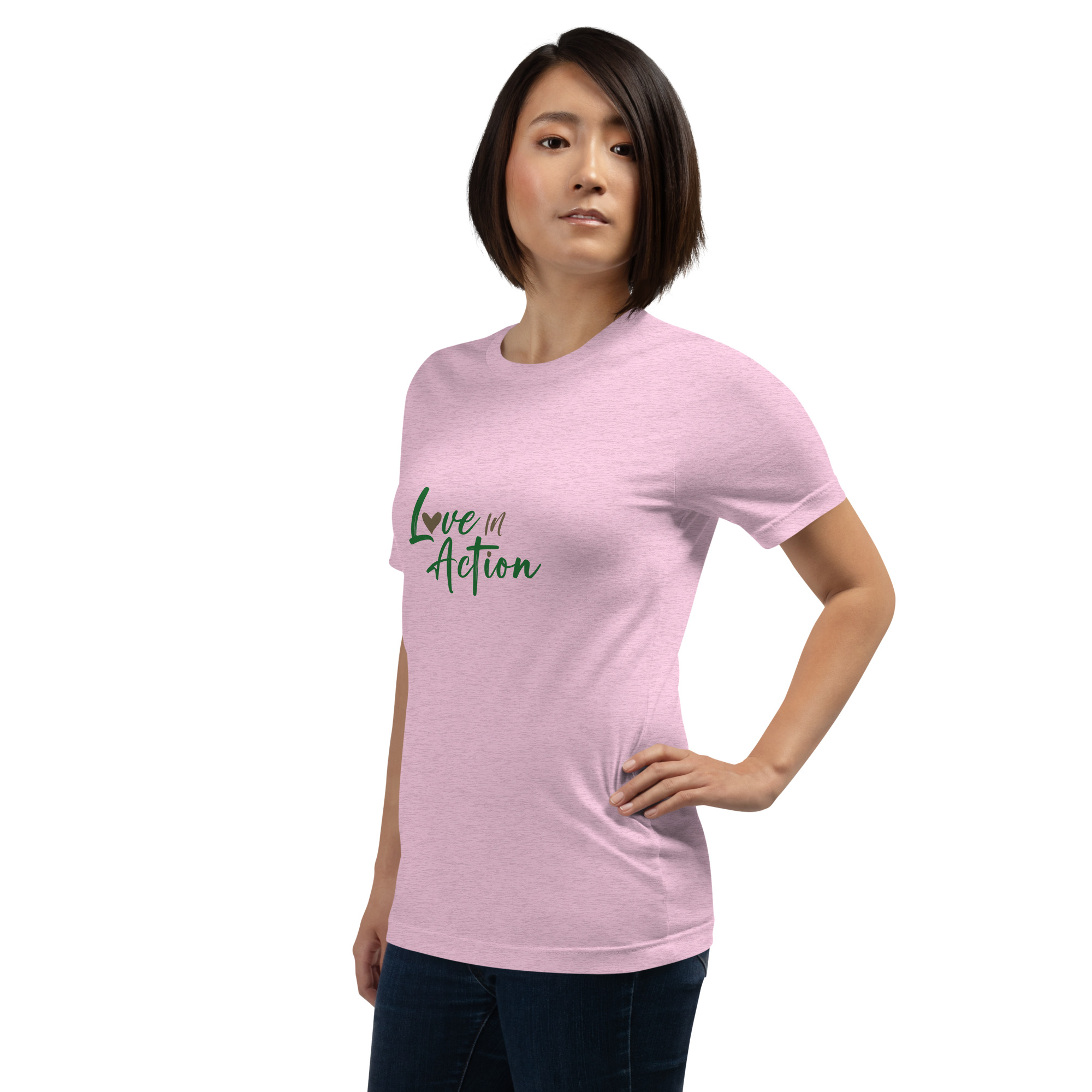 Unisex t-shirt - Love in action - Image 10