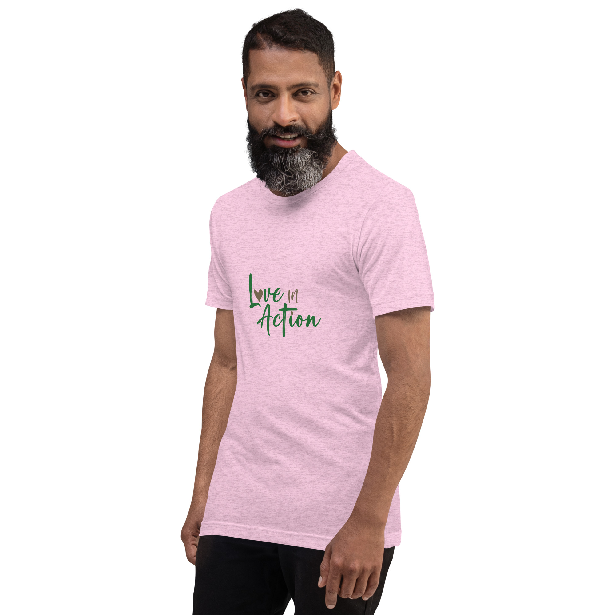 Unisex t-shirt - Love in action - Image 9