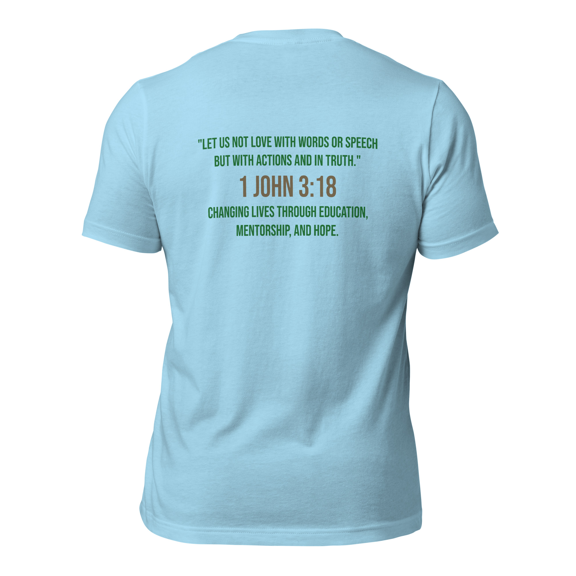 Unisex t-shirt - Love in action - Image 4