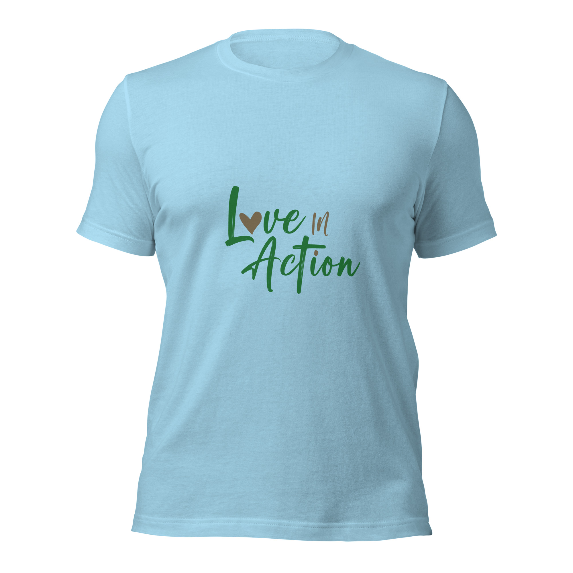 Unisex t-shirt - Love in action - Image 3