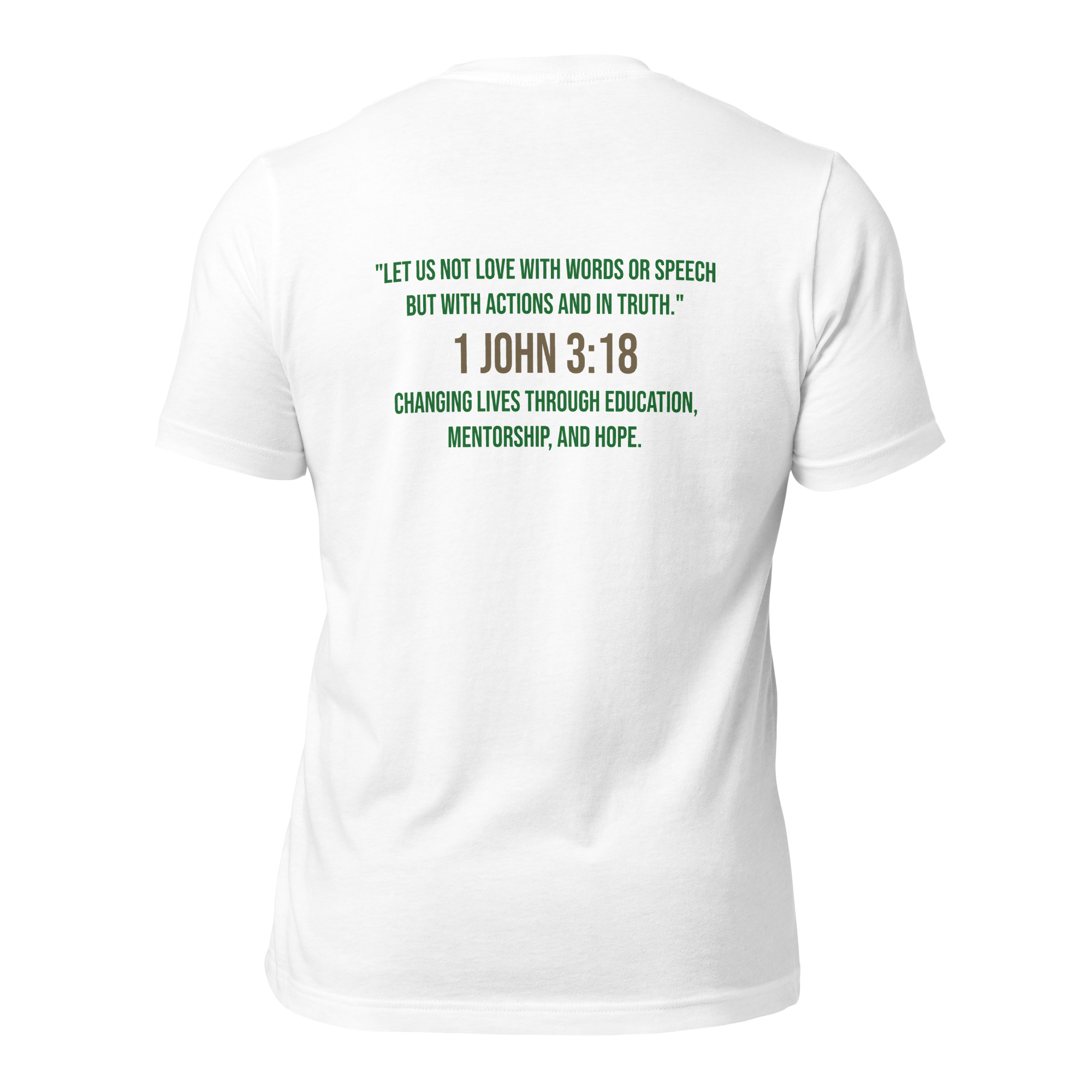 Unisex t-shirt - Love in action - Image 24